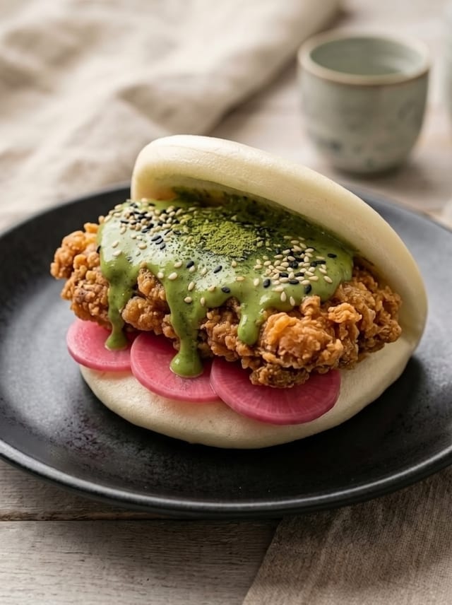 Matcha Lemon Chicken BAO.