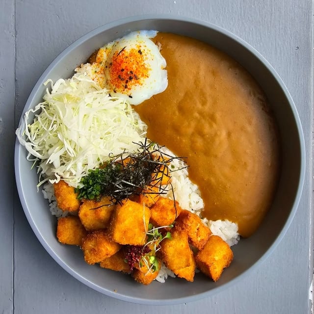 Tofu Katsu Curry.