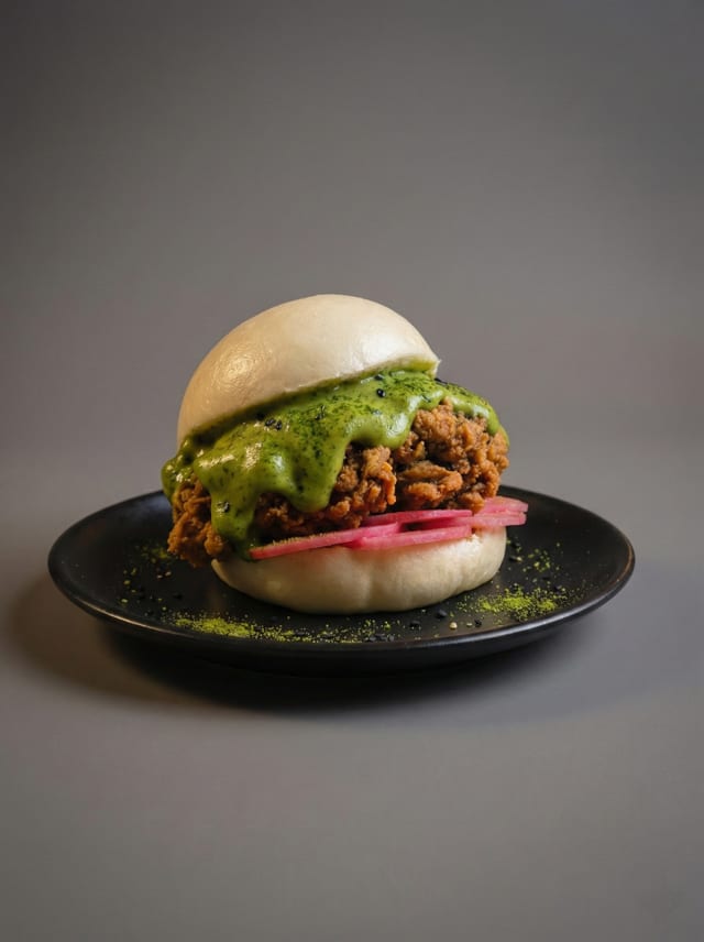 Matcha Lemon Chicken BAO.